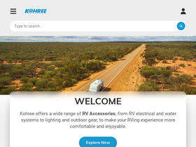 Kohree website screenshot