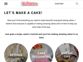 'iscreamforbuttercream.com' screenshot