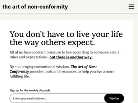 'chrisguillebeau.com' screenshot