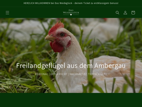 dasweideglueck.com homepage screenshot