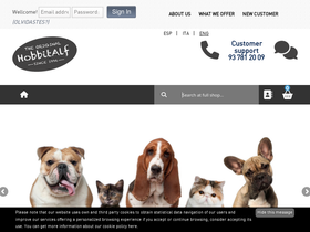 hobbitalfstore.com homepage screenshot