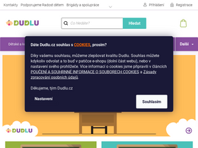 'dudlu.cz' screenshot