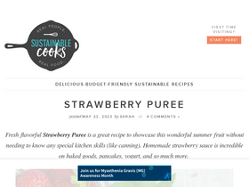 'sustainablecooks.com' screenshot