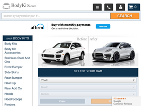 'bodykits.com' screenshot