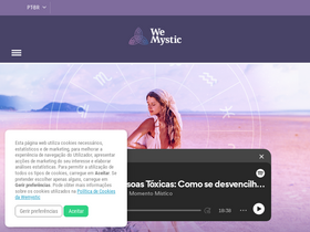 'wemystic.com.br' screenshot