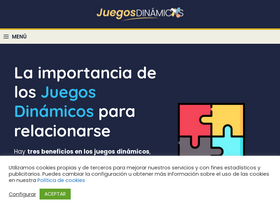 'juegosdinamicos.com' screenshot