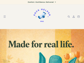 Sock Helper Pro website screenshot
