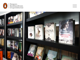 'penguinrandomhousegrupoeditorial.com' screenshot