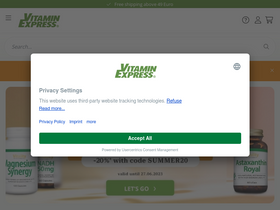 'vitaminexpress.org' screenshot