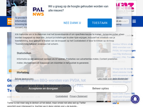 'palnws.be' screenshot