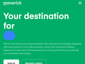 'maverickpayments.com' screenshot