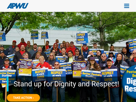 'apwu.org' screenshot