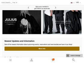 'fascinate.jp' screenshot