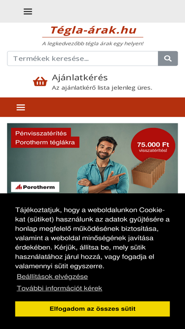 tegla-arak.hu