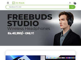 'lifemobile.lk' screenshot