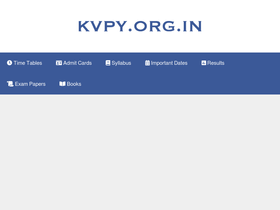 kvpy.org.in