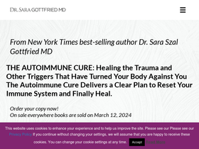 'saragottfriedmd.com' screenshot
