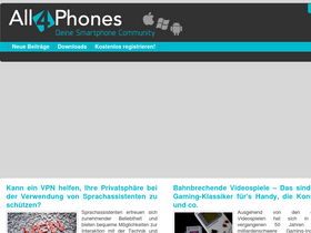 'all4phones.de' screenshot
