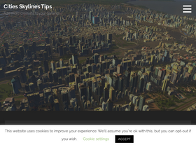 'citiesskylinestips.com' screenshot