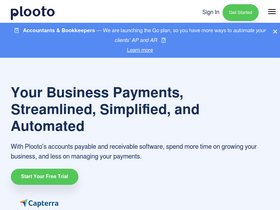 'plooto.com' screenshot