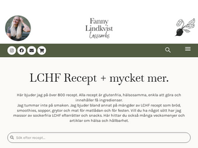 'lesscarbs.se' screenshot