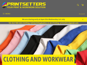 primaryschooluniforms.co.uk homepage screenshot