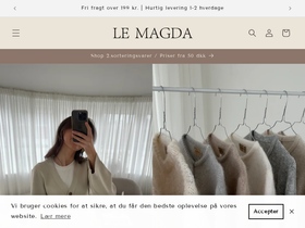LE MAGDA homepage screenshot