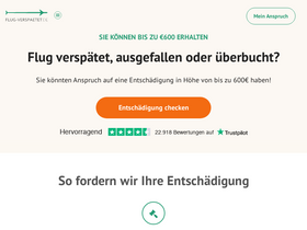 'flug-verspaetet.de' screenshot
