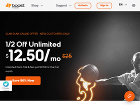 'boostmobile.com' screenshot