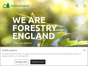 'esales.forestryengland.uk' screenshot