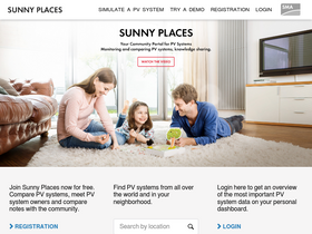 'sunnyplaces.com' screenshot
