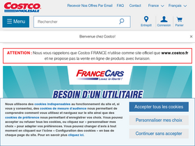'costco.fr' screenshot