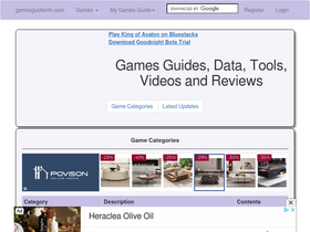 'gamesguideinfo.com' screenshot