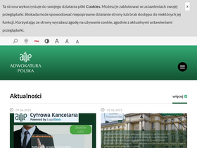 'adwokatura.pl' screenshot