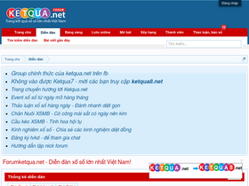 'forumketqua.net' screenshot