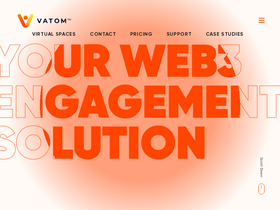 'vatom.com' screenshot
