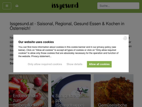 'issgesund.at' screenshot