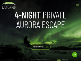 'lightsoverlapland.com' screenshot