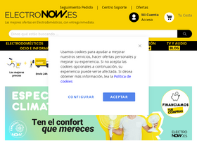 'electronow.es' screenshot