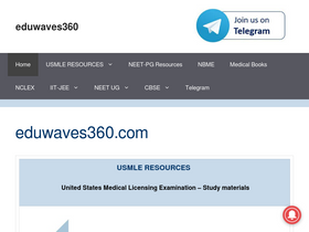 'eduwaves360.com' screenshot