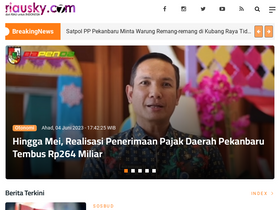 'riausky.com' screenshot