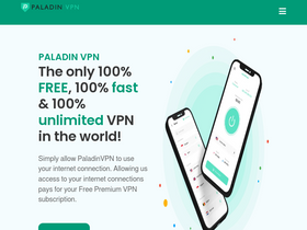 'paladinvpn.com' screenshot