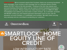 'orrstown.com' screenshot