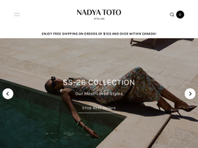 nadyatoto.com homepage screenshot