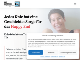'knie-marathon.de' screenshot