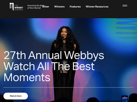 'webbyawards.com' screenshot
