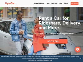 'hyrecar.com' screenshot