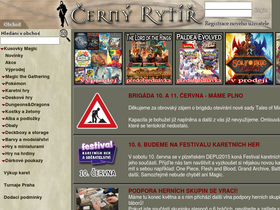 'cernyrytir.cz' screenshot