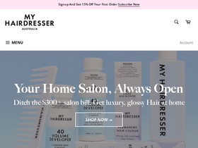 'myhdhair.com' screenshot