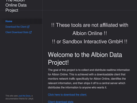 'albion-online-data.com' screenshot